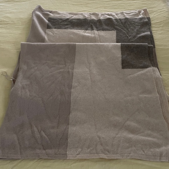 Charter Club pure Cashmere Luxury wrap shawl beige one size S M L XL super soft - Picture 12 of 12